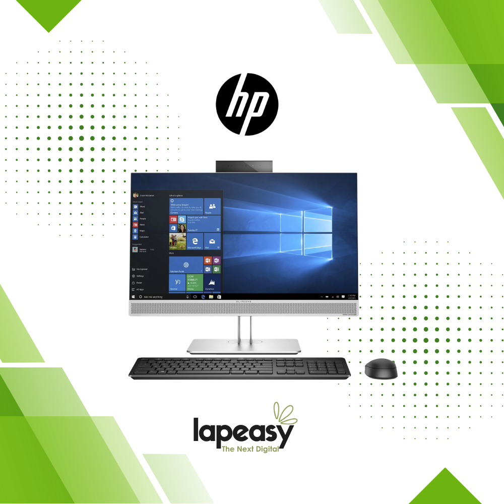 HP EliteDesk 800 G3 All-in-One Desktop Computer Set | Intel i5-6th Gen | 19" HD LCD Monitor| Wired KB & Mouse| Speakers| WiFi| Windows 11 Pro | Refurbished